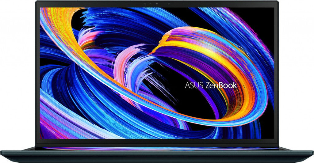 ASUS Zenbook Pro Duo 15 OLED UX582ZM-H2026WS Intel® Core™ i9 i9-12900H Laptop 39.6 cm (15.6") Touchscreen 4K Ultra HD 32 GB LPDDR5-SDRAM 1 TB SSD NVIDIA GeForce RTX 3060 Wi-Fi 6 (802.11ax) Windows 11 Home Blue 90NB0VR1-M003V0