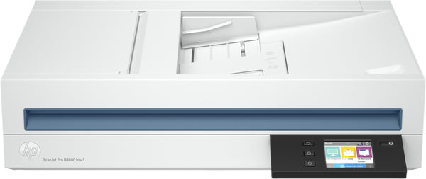 HP Scanjet Pro N4600 fnw1 Flachbett-/ADF-Scanner, 1200 x 1200 DPI, A5, Weiß