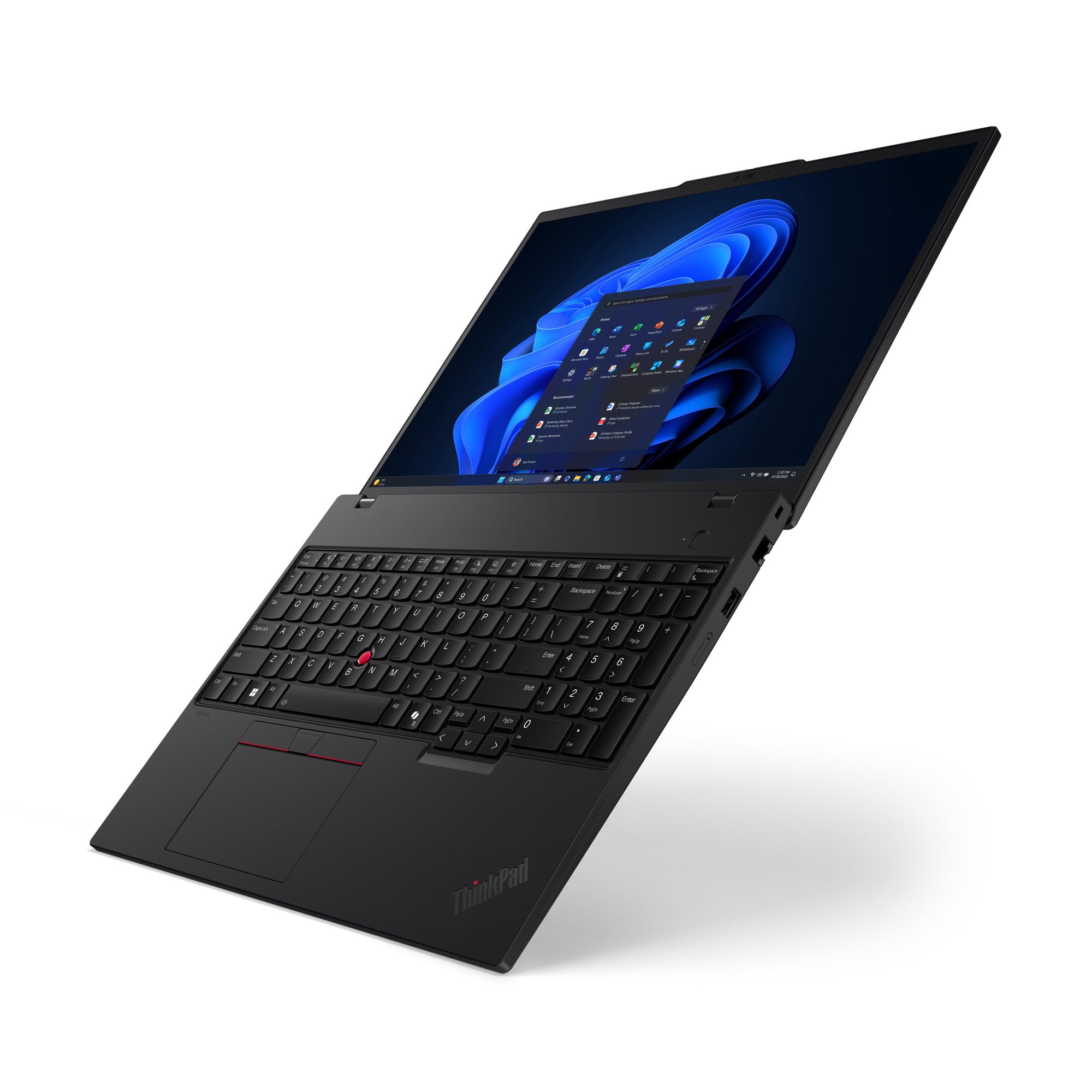 Lenovo ThinkPad T16 Gen 4 (Intel) Intel Core Ultra 5 225U Ordinateur portable 40,6 cm (16") WUXGA 32 Go DDR5-SDRAM 1 To SSD Wi-Fi 6E (802.11ax) Windows 11 Pro Allemand Noir 21QE002PGE