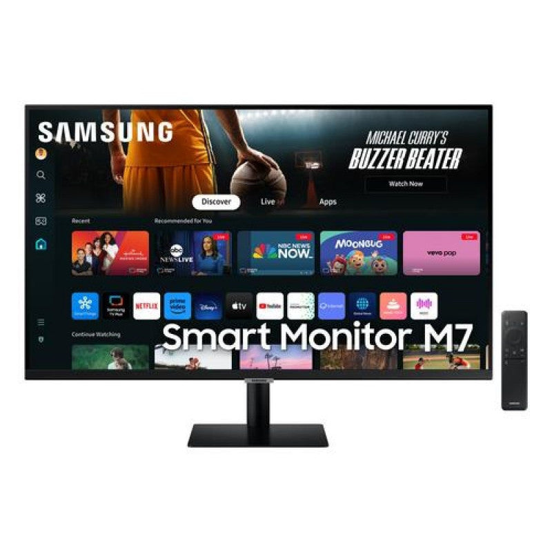 Samsung Smart Monitor M7 M70D 32" 4K UHD Zwart