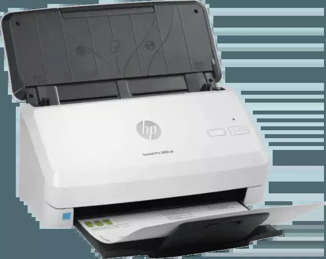 HP Scanjet Pro 3000 s4 Alimentation feuille à feuille de scanner 600 x 600 DPI A4 Noir, Blanc 6FW07A#B19