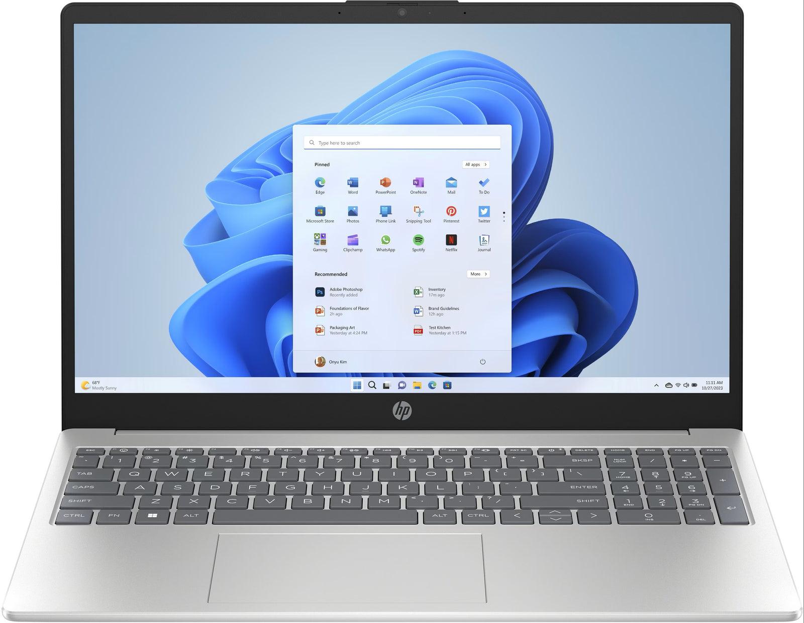 HP 15-FD0833ND 15.6" i5-1235U 8GB 512GB QWERTY US A2LR6EA#ABH