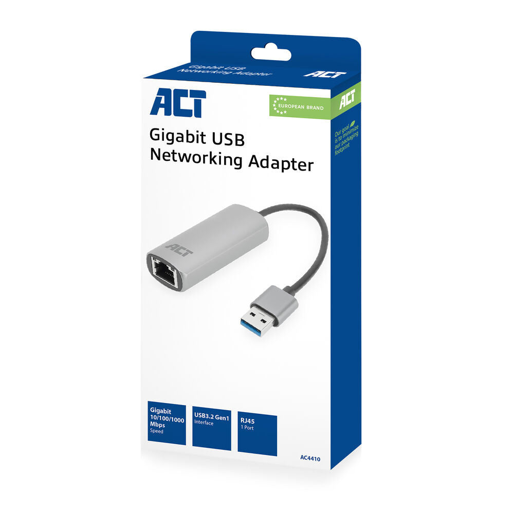 ACT Gigabit USB 3.2 netwerkadapter AC4410