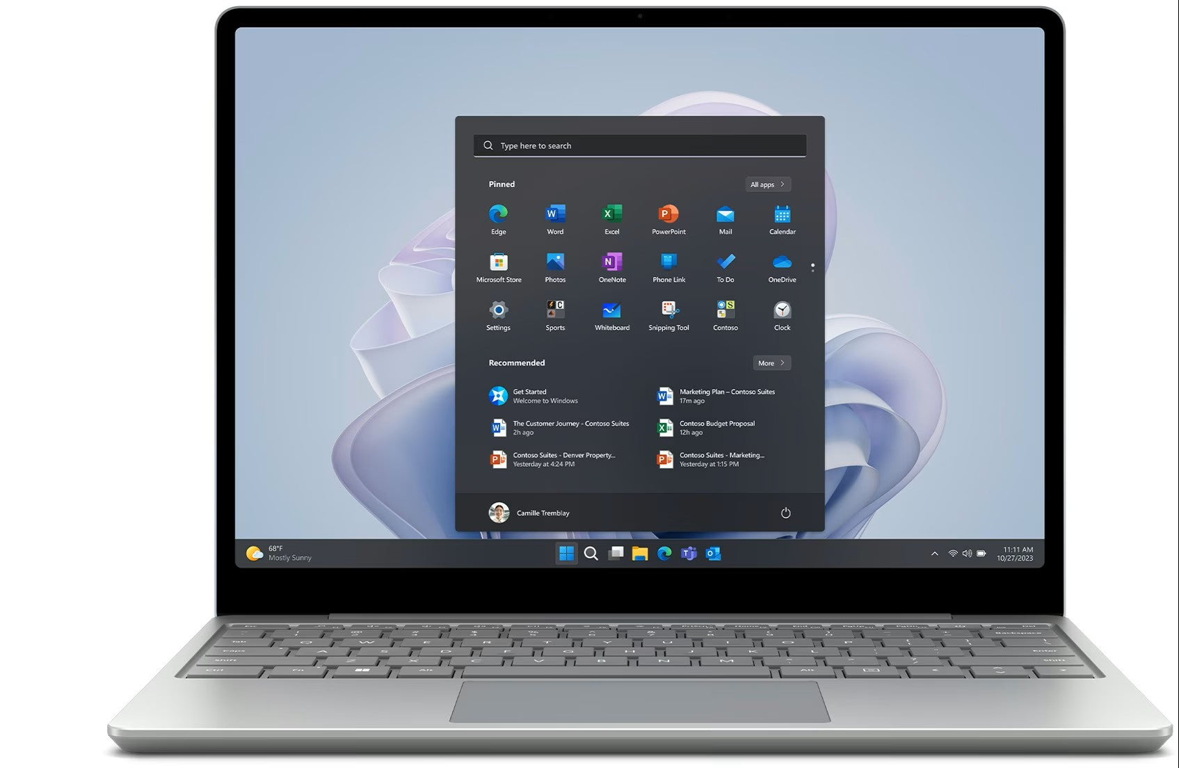 MICROSOFT Surface Go 3 i5-1235U 8 Go 128 Go QWERTY Royaume-Uni XJD-00003