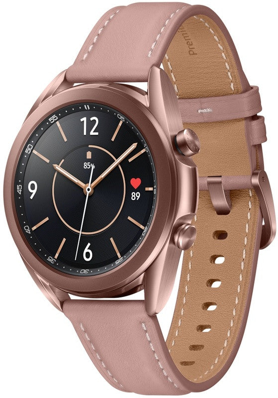Samsung Galaxy Watch3 3,05 cm (1,2 Zoll) OLED 41 mm digitaler 360 x 360 Pixel Touchscreen Silber WiFi GPS