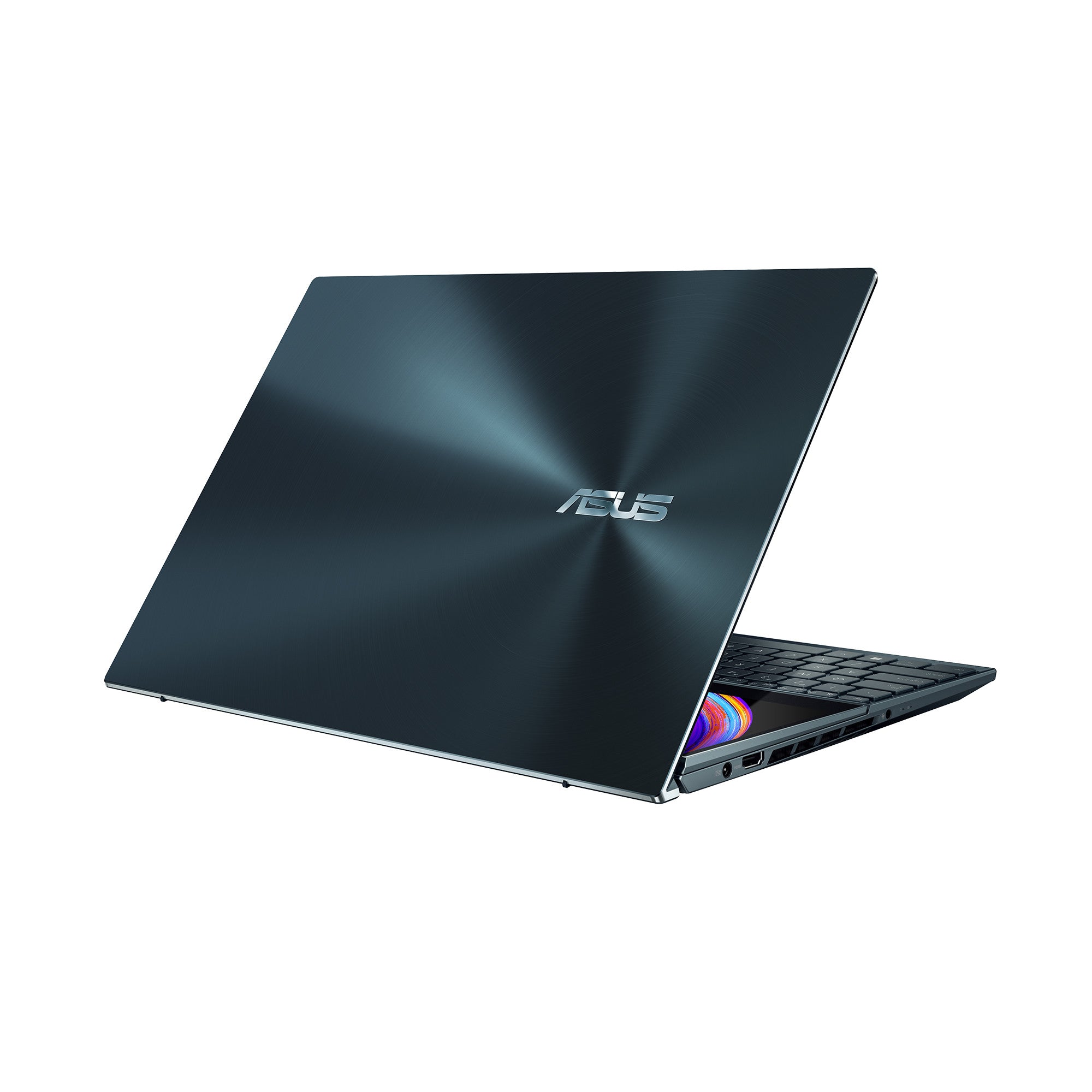 ASUS Zenbook Pro Duo 15 OLED UX582ZM-H2026WS Intel® Core™ i9 i9-12900H Laptop 39.6 cm (15.6") Touchscreen 4K Ultra HD 32 GB LPDDR5-SDRAM 1 TB SSD NVIDIA GeForce RTX 3060 Wi-Fi 6 (802.11ax) Windows 11 Home Blue 90NB0VR1-M003V0