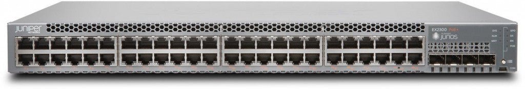 Juniper EX2300-48P netwerk-switch Managed L2/L4 Gigabit Ethernet (10/100/1000) Power over Ethernet (PoE) 1U Zwart EX2300-48P - Compridis