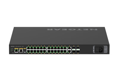 NETGEAR GSM4230PX Managed L2/L3 Gigabit Ethernet (10/100/1000) Power over Ethernet (PoE) 1U Zwart GSM4230PX-100EUS - Compridis