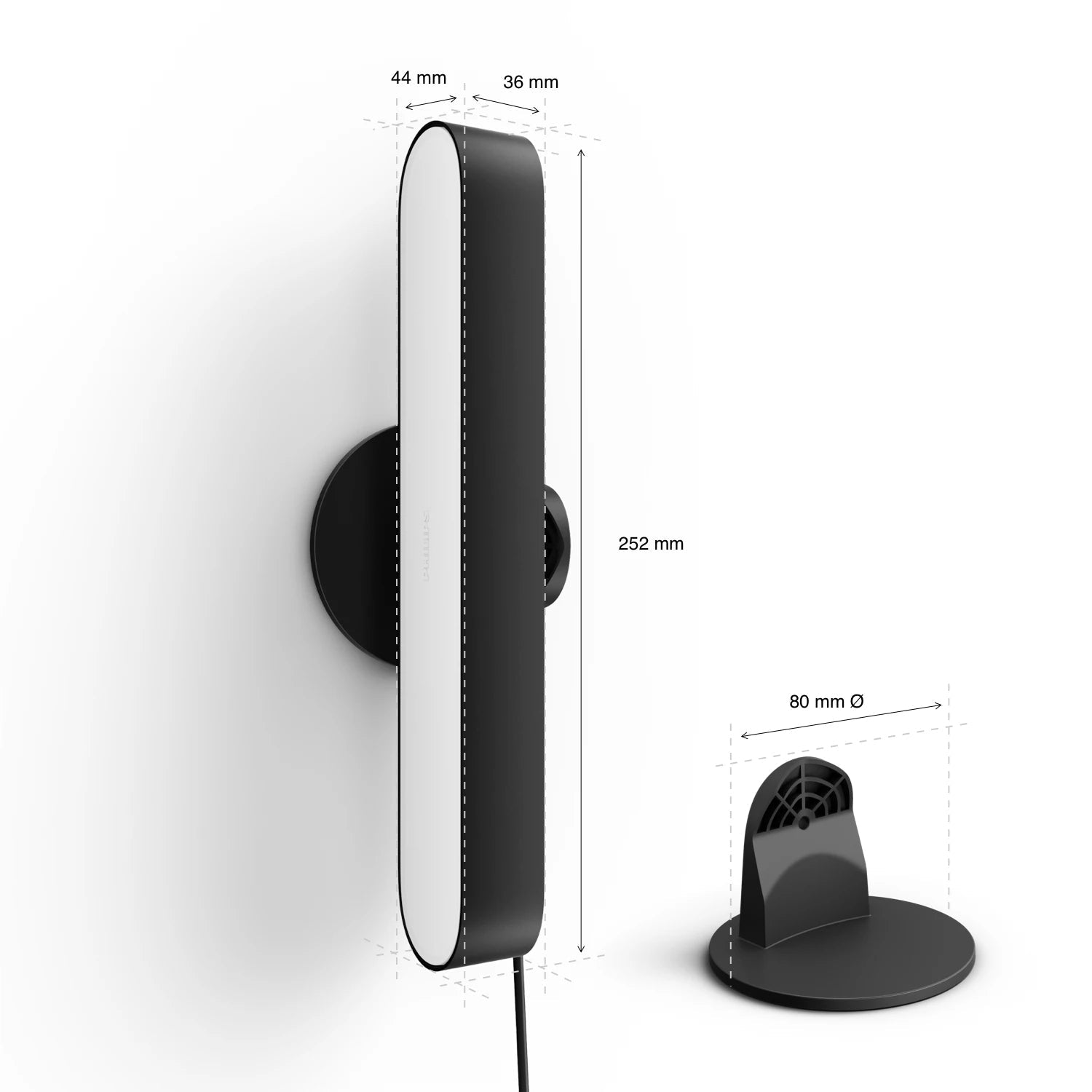 Philips Hue White and Color ambiance Play tafellamp, 2 - pack 7820230P7 - Compridis