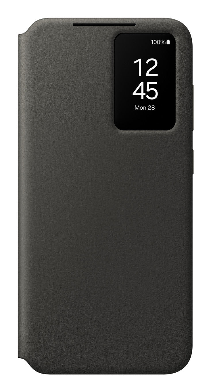 Samsung Galaxy S24 FE Smart View Wallet Case EF-ZS721CBEGWW – Zwart bescherming & kaartvak - Compridis