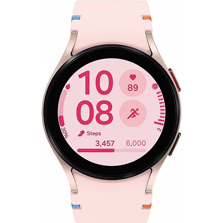 Samsung Galaxy Watch FE 3,05 cm (1.2") AMOLED 40 mm Digitaal 396 x 396 Pixels Touchscreen Roze goud Wifi GPS SM - R861NIDAEUB - Compridis