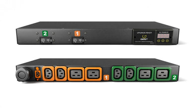 Vertiv MG01D1R1-08P443-3PS6B2H10-S energiedistributie 8 AC-uitgang(en) 1U Zwart GI10053L - Compridis