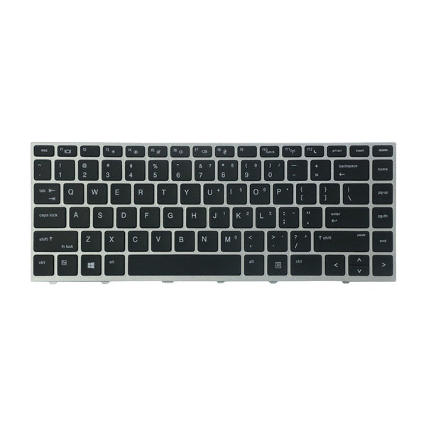 HP US-QWERTZ-Tastatur mit Hintergrundbeleuchtung für HP Probook 640 G4 G5 L09546-001