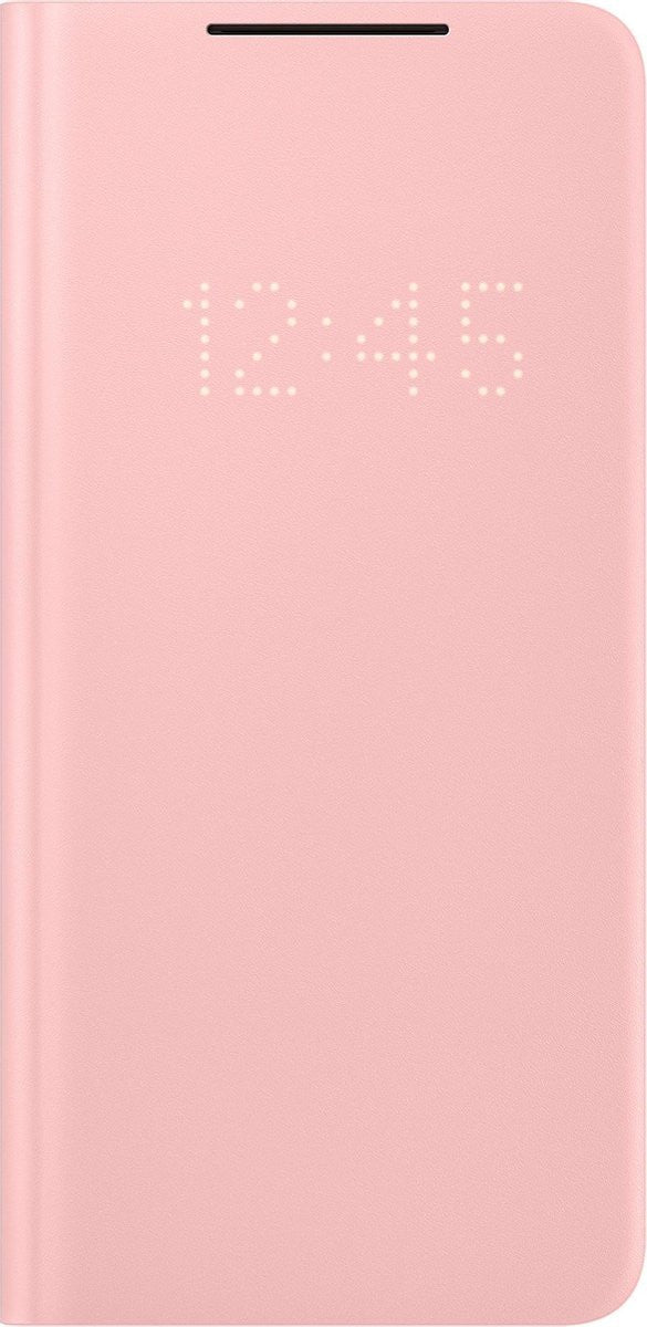SAMSUNG Galaxy S21 Plus LED View Book Case Roze NF-NG996
