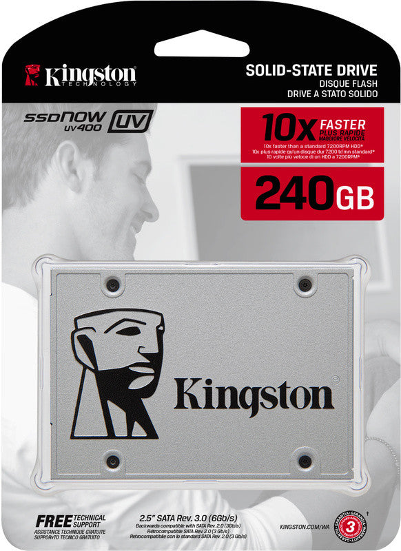 Kingston Technology SSDNow UV400 2.5" 240 GB SATA III TLC