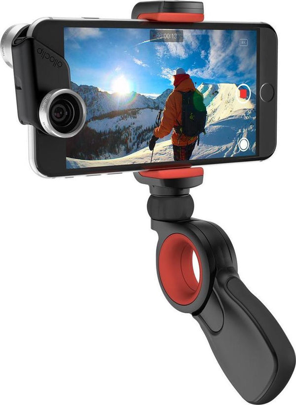Oloclip-Pivot-Kamera, Handy / Smartphone schwarz, rot
