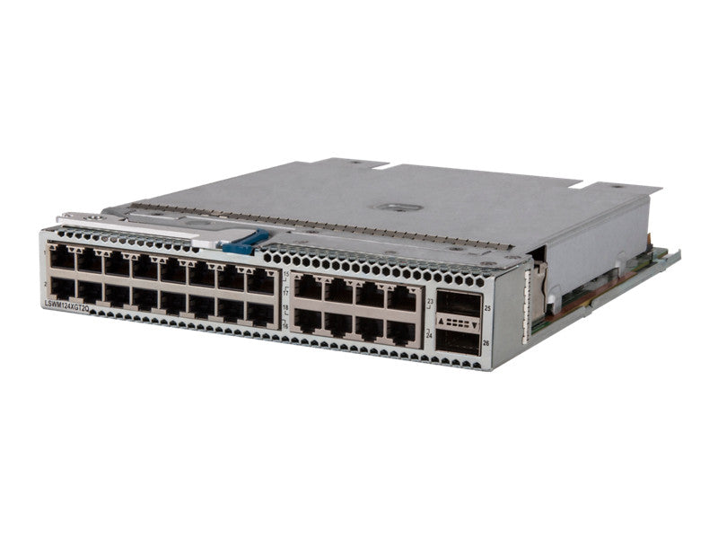 HPE 5930 24 ports 10GBase-T + 2 ports QSFP+ avec module de commutation réseau MacSec 10 Gigabit