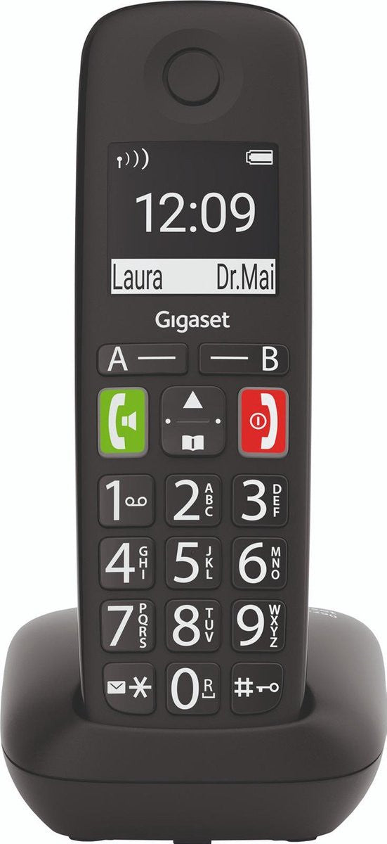 GIGASET Telefoon Zwart Uitbreiding E290M-HX